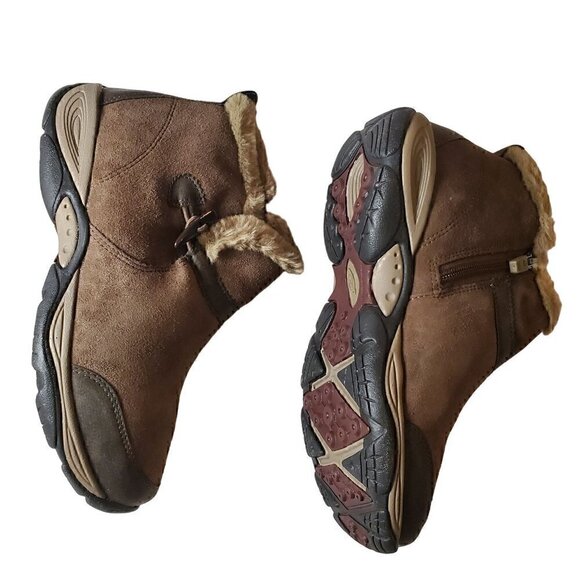 Easy Spirit Explore 24 Brown Ankle Boots NIB - Picture 4 of 5